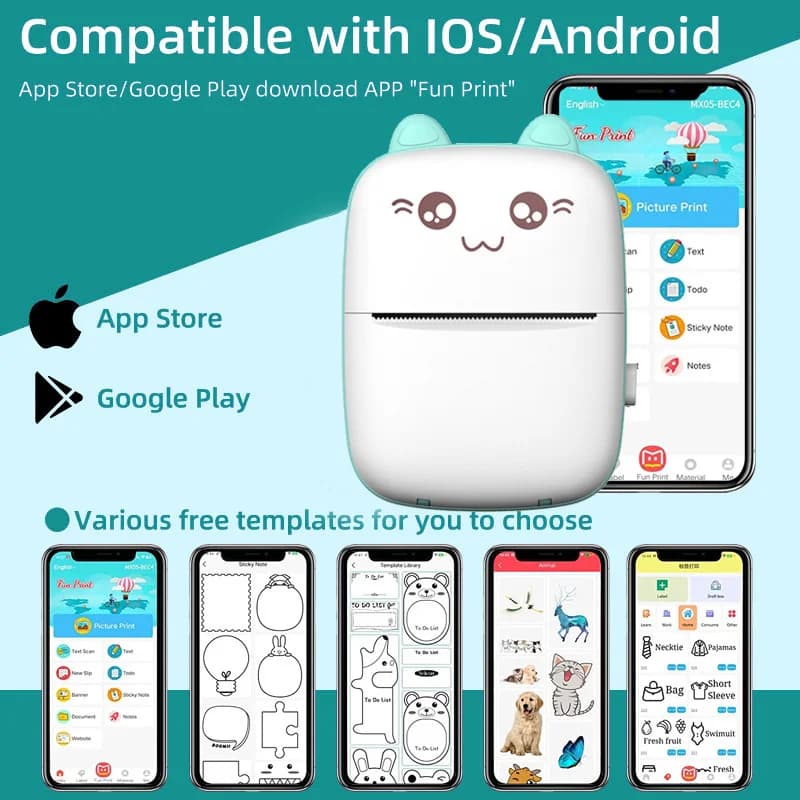 Mini drukarka termiczna